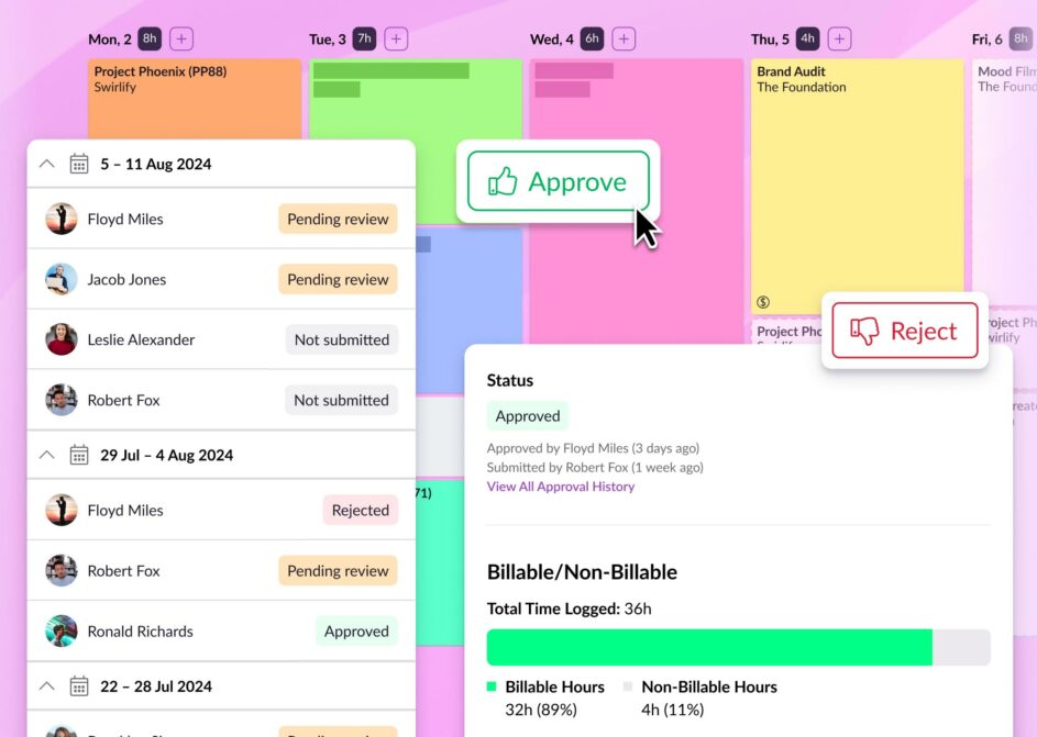 Timesheet Approvals